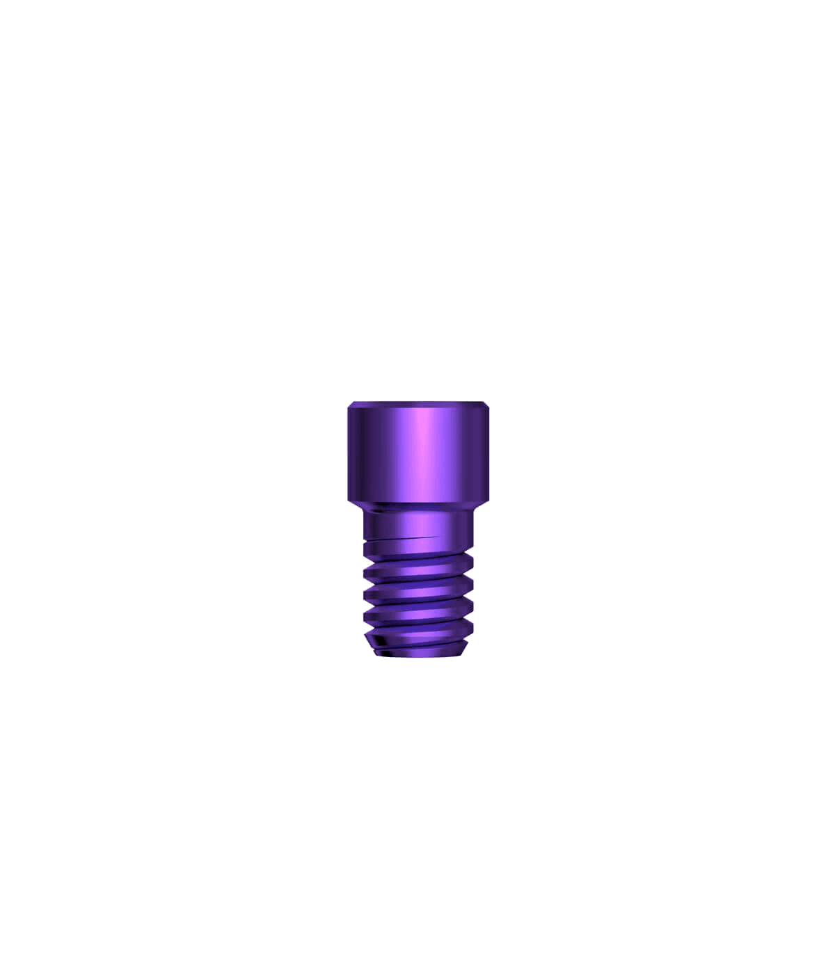 Screw for direct mounting on screw retain